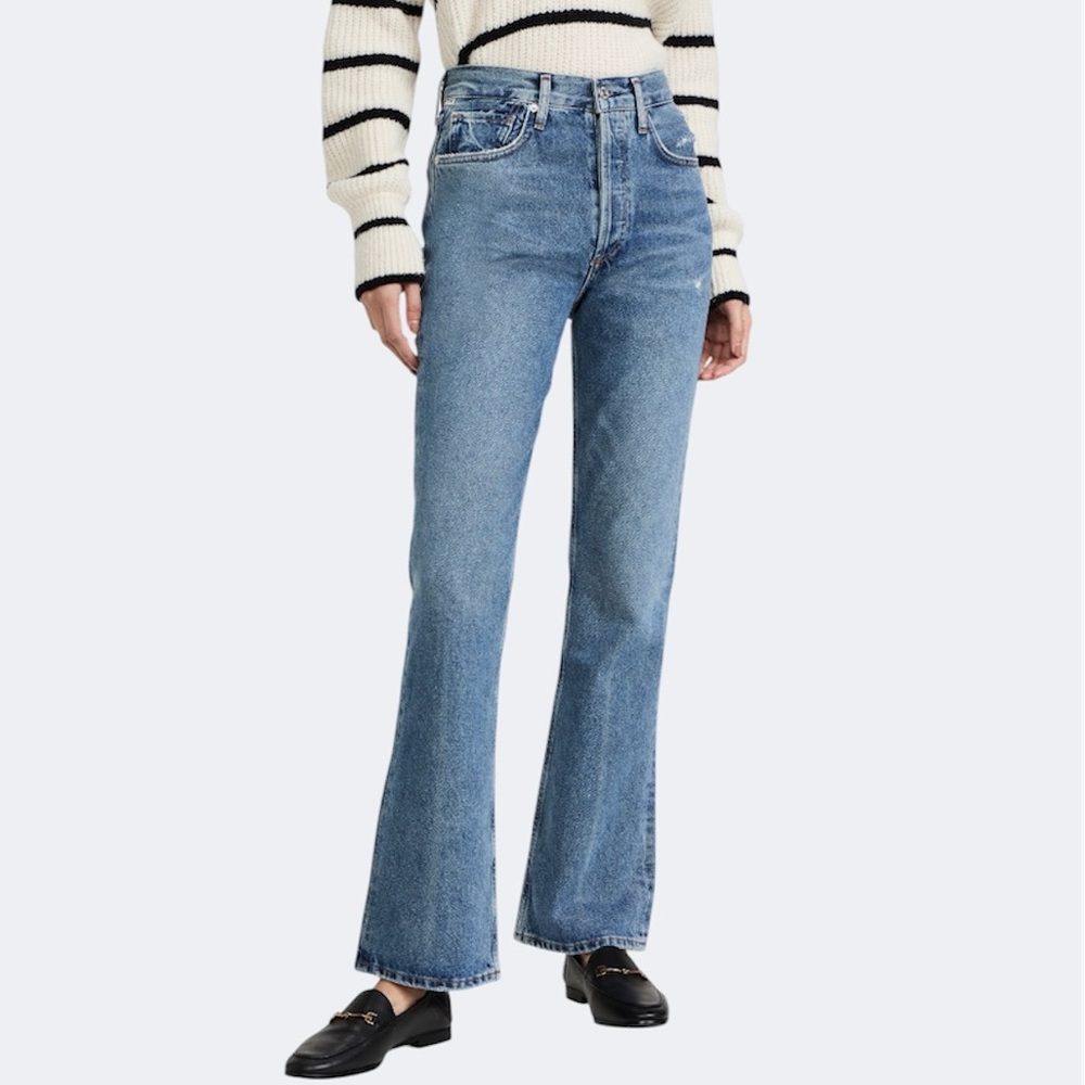 Citizens of Humanity Libby High Rise Bootcut Jeans in Light Wash Denim Size 23